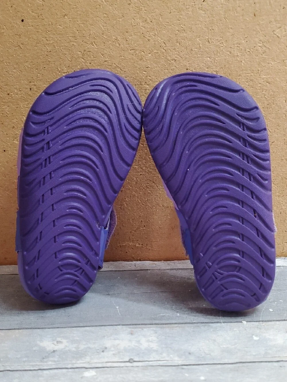 Nike Purple Sunray Slip Ons Size 6 C/12 cm